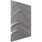 Ekena Millwork 19 5/8in. W x 19 5/8in. H Wave EnduraWall Decorative 3D Wall Panel Covers 2.67 Sq. Ft. WP20X20WVCST - alternate 3